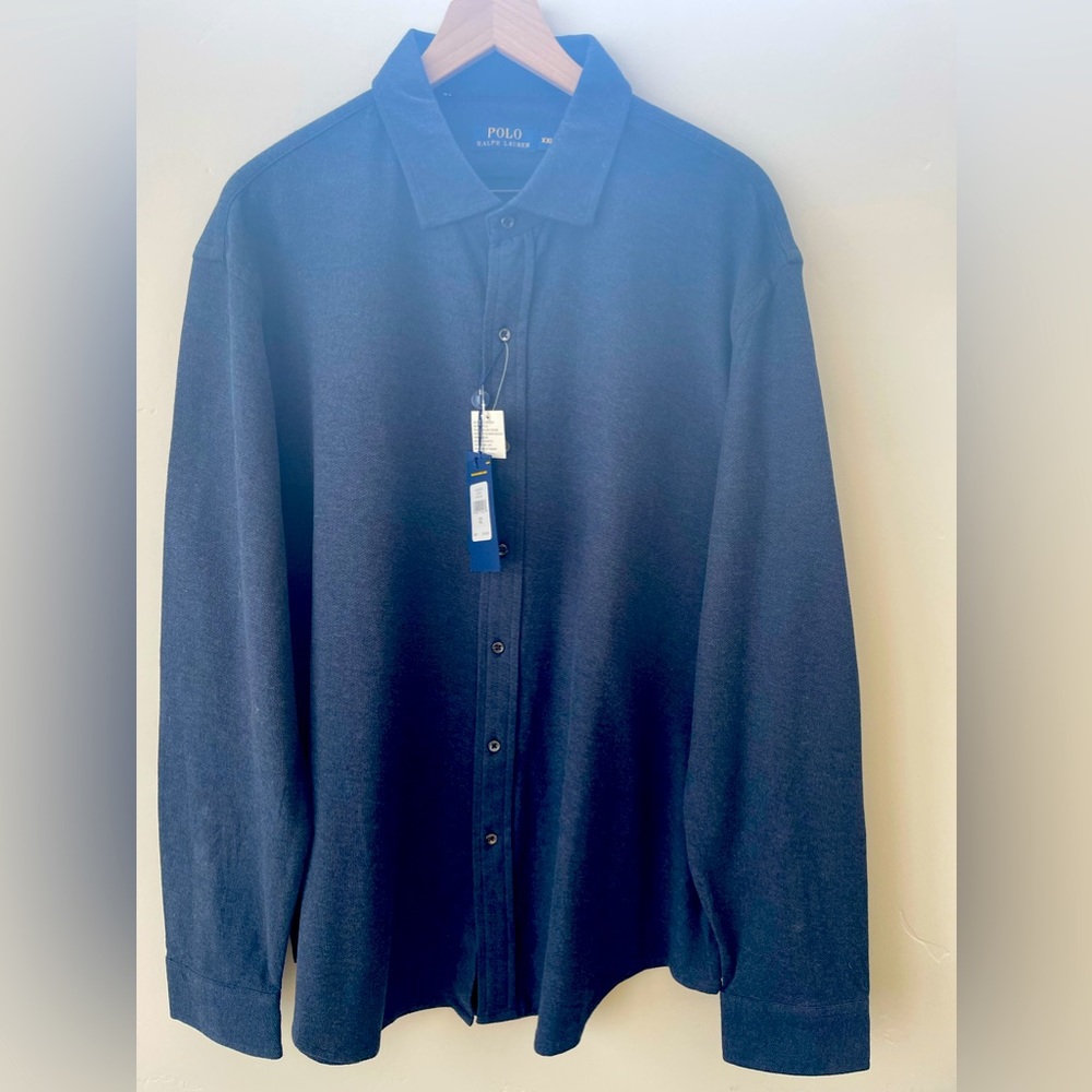 Ralph Lauren Polo, Authentic Men’s Long Sleeve Soft Cotton Shirt.